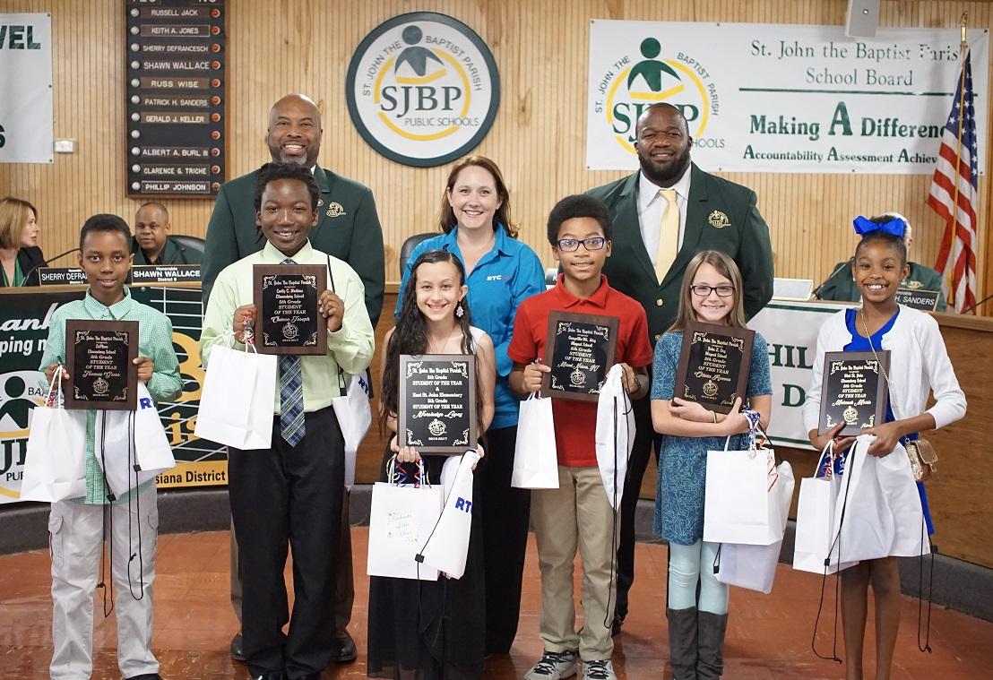 Elementary students of the year